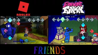 Rainbow Friends FNF mod - FNF Gameplay VS Roblox (Blue) Friday Night Funkin' Rainbow Friends roblox