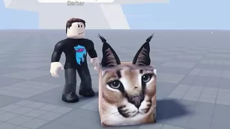 MrBeast Adopta Un Floppa En Roblox...