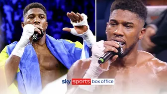 Anthony Joshua makes passionate speech & vents frustrations after Usyk defeat