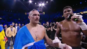 Anthony Joshua makes passionate speech & vents frustrations after Usyk defeat