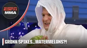 The Gronks attempted the watermelon challenge then took a different route ???? ????