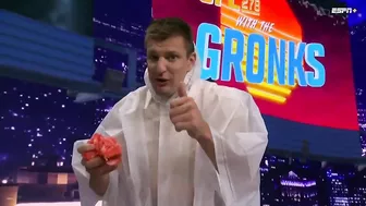 The Gronks attempted the watermelon challenge then took a different route ???? ????