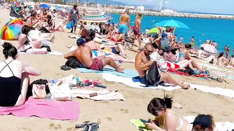 Beach Barceloneta, Barcelona beach walk