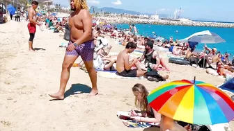 Beach Barceloneta, Barcelona beach walk