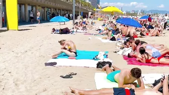 Beach Barceloneta, Barcelona beach walk