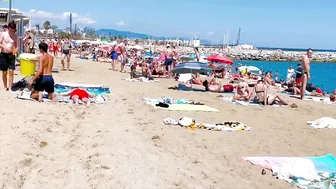 Beach Barceloneta, Barcelona beach walk