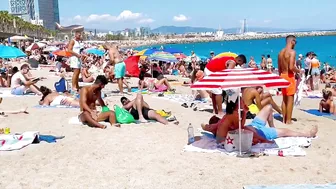 Beach Barceloneta, Barcelona beach walk