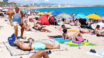 Beach Barceloneta, Barcelona beach walk