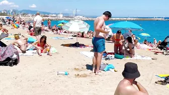 Beach Barceloneta, Barcelona beach walk