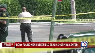 Body found near shopping center in Deerfield Beach