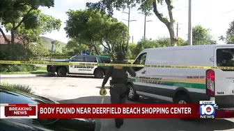 Body found near shopping center in Deerfield Beach