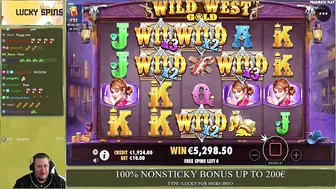 WILD WEST GOLD ★ HUGE BONUS ★ VIHISLOTS TWITCH STREAM