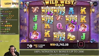 WILD WEST GOLD ★ HUGE BONUS ★ VIHISLOTS TWITCH STREAM