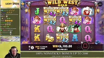 WILD WEST GOLD ★ HUGE BONUS ★ VIHISLOTS TWITCH STREAM