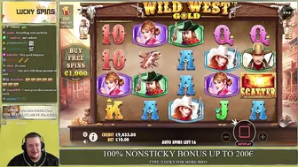 WILD WEST GOLD ★ HUGE BONUS ★ VIHISLOTS TWITCH STREAM