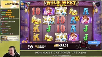 WILD WEST GOLD ★ HUGE BONUS ★ VIHISLOTS TWITCH STREAM