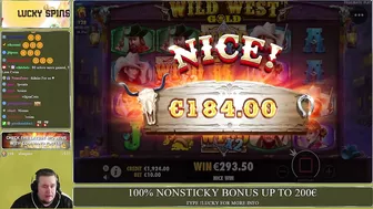 WILD WEST GOLD ★ HUGE BONUS ★ VIHISLOTS TWITCH STREAM