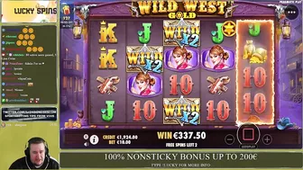 WILD WEST GOLD ★ HUGE BONUS ★ VIHISLOTS TWITCH STREAM