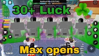 30 LUCK + MAX OPENING IN EVERY MAP (Secrets back to back!!????) Anime fighters New Update…