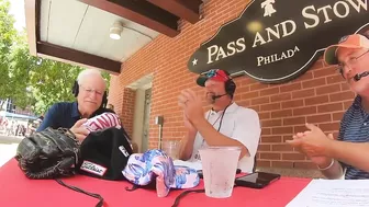 Action News anchor Jim Gardner throws out first pitch at Phillies games