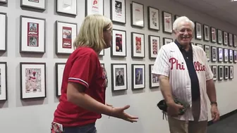 Action News anchor Jim Gardner throws out first pitch at Phillies games