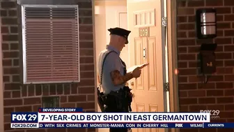 Boy, 7, shot playing video games in his bedroom inside East Germantown home