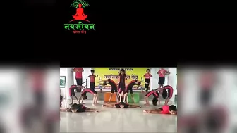 navjeevan yoga kendra rhythmic yoga #yoga #yogadance #rythmicgymnastics #shilpashetty #yogadance