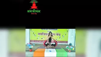 navjeevan yoga kendra rhythmic yoga #yoga #yogadance #rythmicgymnastics #shilpashetty #yogadance