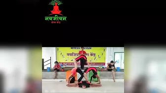 navjeevan yoga kendra rhythmic yoga #yoga #yogadance #rythmicgymnastics #shilpashetty #yogadance