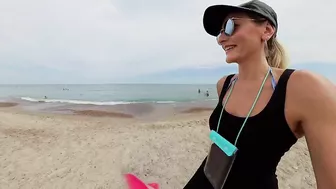 Badalona Beach - Barcelona Spain - Beach Walk - August 2022