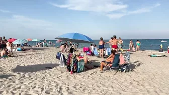 Badalona Beach - Barcelona Spain - Beach Walk - August 2022