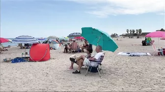 Badalona Beach - Barcelona Spain - Beach Walk - August 2022