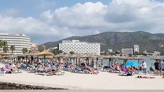 Palma Nova Beach Mallorca Spain too hot to be on the Beach????????