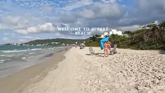 [Brazil Beach Walk] Beach Walk BIG DAY in Jurerê Beach,????Florianópolis, Brazil | 4K