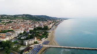 La spiaggia di #silvimarina con #djimini3pro e #djifpv