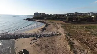 La spiaggia di #silvimarina con #djimini3pro e #djifpv