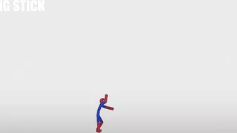 Spiderman vs Stickman | Stickman Dismounting funny moments | Best Falls