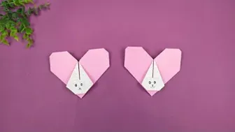 Heart With A Cute Rabbit Shape | DIY Funny Fingers