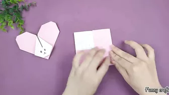 Heart With A Cute Rabbit Shape | DIY Funny Fingers