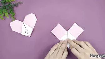 Heart With A Cute Rabbit Shape | DIY Funny Fingers