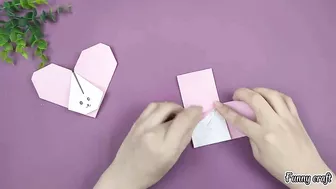 Heart With A Cute Rabbit Shape | DIY Funny Fingers