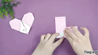 Heart With A Cute Rabbit Shape | DIY Funny Fingers