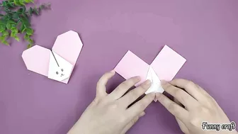 Heart With A Cute Rabbit Shape | DIY Funny Fingers