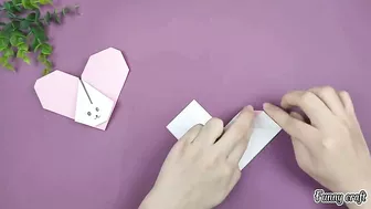 Heart With A Cute Rabbit Shape | DIY Funny Fingers