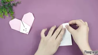 Heart With A Cute Rabbit Shape | DIY Funny Fingers