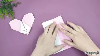 Heart With A Cute Rabbit Shape | DIY Funny Fingers