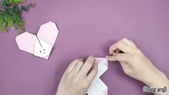 Heart With A Cute Rabbit Shape | DIY Funny Fingers