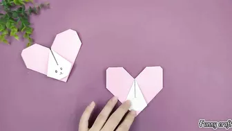 Heart With A Cute Rabbit Shape | DIY Funny Fingers