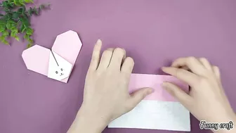 Heart With A Cute Rabbit Shape | DIY Funny Fingers