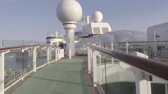 Running Track on Celebrity Beyond Cruise Ship. Take a Quick Tour of the Running Track and Area